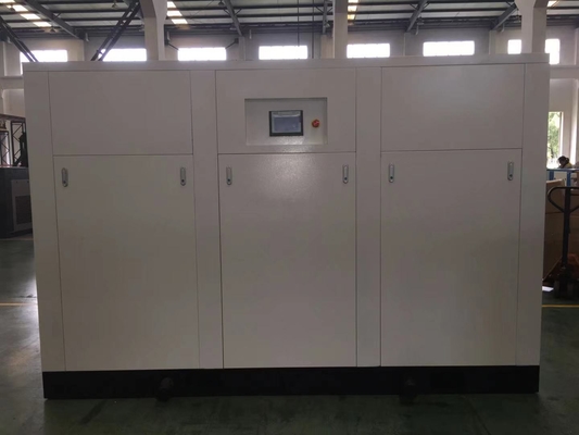 Dwustopniowa sprężarka powietrza z magnesami trwałymi Sprężarka z podwójną śrubą 420HP