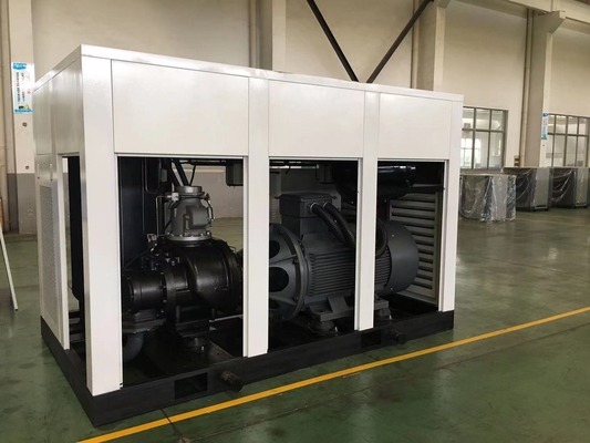 1.3Mpa Dwustopniowa sprężarka z magnesami trwałymi Dwustopniowa sprężarka śrubowa 340HP